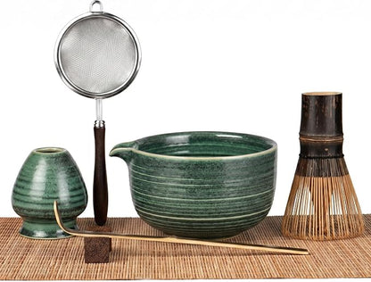 Matcha Set, 7-Piece Matcha Whisk Set by GleeNflux