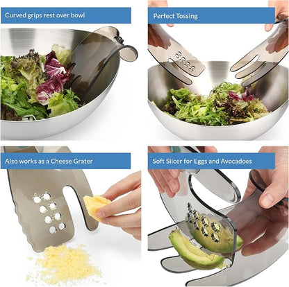 PortoFino Salad Hands, Salad Tongs - Image 4