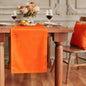 FOLINS&HOME Orange Waterproof Decorative Table Runner 90 Inches Long | 210GSM by FOLINSHOME
