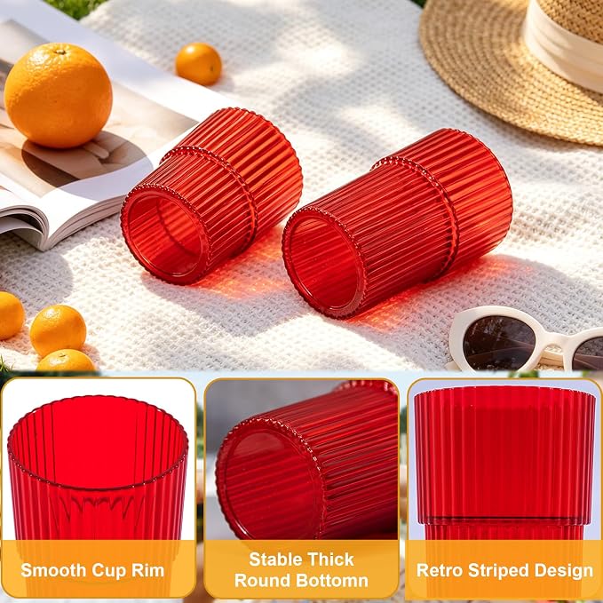 48 Pack Plastic Wine Glasses, 16 Oz Highball Glasses & 12 Oz Cocktail Glasses - Image 6