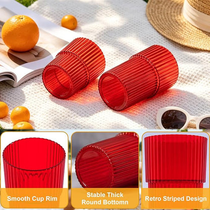 48 Pack Plastic Wine Glasses, 16 Oz Highball Glasses & 12 Oz Cocktail Glasses - Image 6