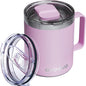 12oz Insulated Coffee Mug with Lid – Includes Two Lids, Stainless Steel Coffee by avodvo