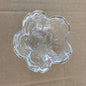 Clear Glass Jewelry Trinket Dish, Cherry Blossom Decor Ring Holder Tray, Small Trinket Bowl Gifts for Women