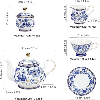fanquare Porcelain Tea Sets, - Image 6