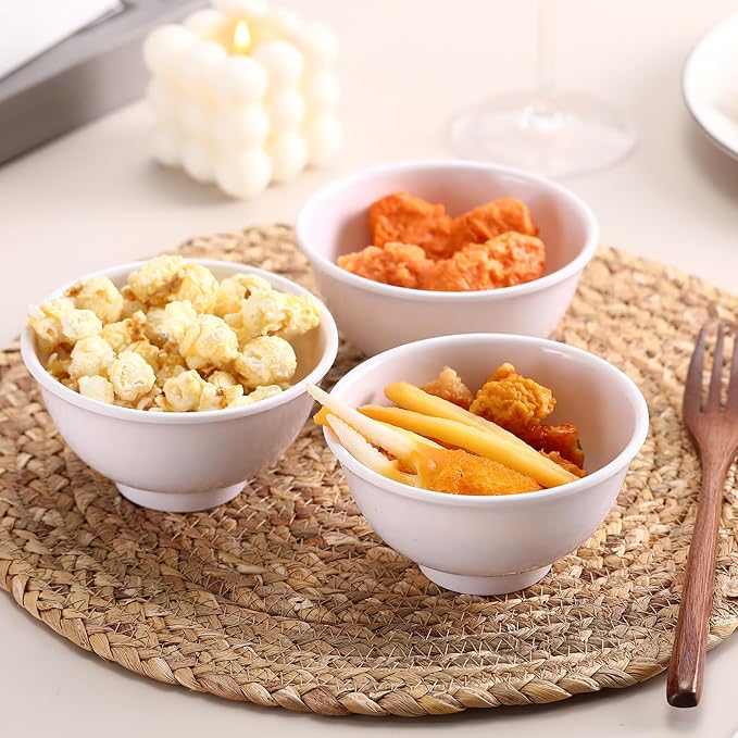 Tioncy 36 Pcs Bowls Set Unbreakable Dessert Soup Salad Bowls - Image 6