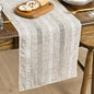 Artoid Mode Brown Farmhouse Embroidered Hollow Table Runner, Seasonal Kitchen by ArtoidMode