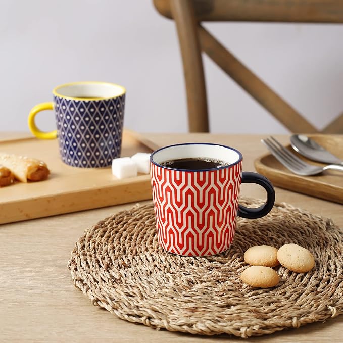 Selamica Ceramic 3.5 Oz Espresso Cups, Mini Coffee Cups - Image 6