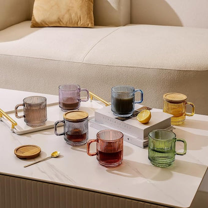 Lysenn Glass Coffee Mug with Lid - Image 6