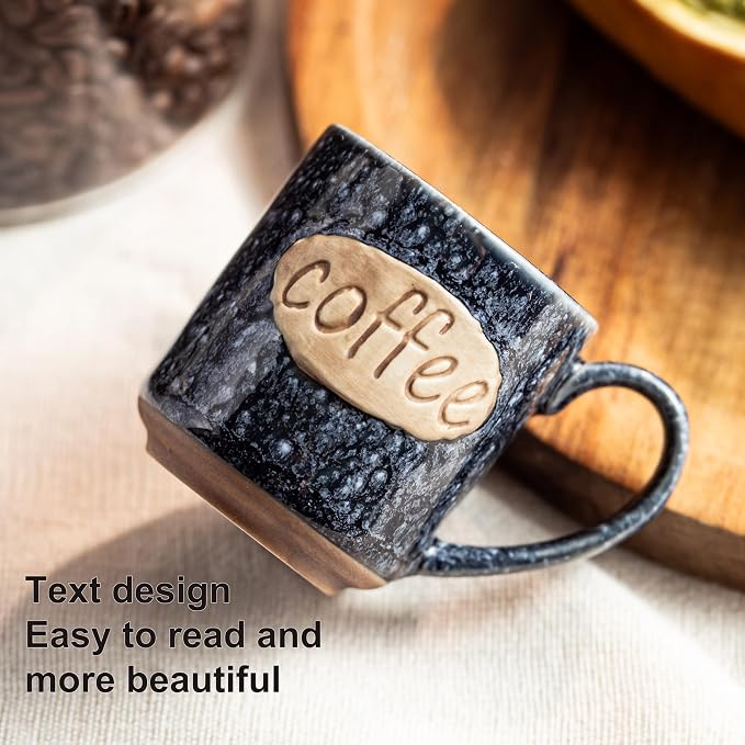 LYEOBOH Espresso Cups, Coffee Cups, Tea Cup, Coffee Cups Ceramic Set of 6 - Image 7