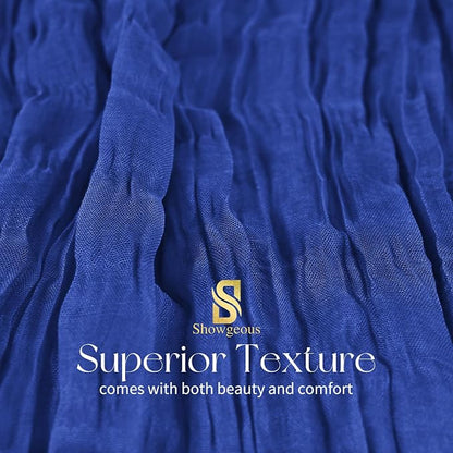 Showgeous 18 Pack Royal Blue Cheesecloth Table Runner, 17 x 108 Inches | Boho - Image 4