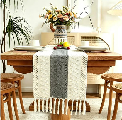 Boho Table Runner for Home Decor - Image 2
