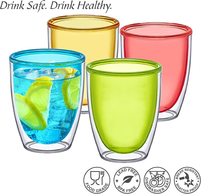 Amazing Abby - Andes - 14-Ounce Insulated Plastic Tumblers, Double-Wall Plastic - Image 3
