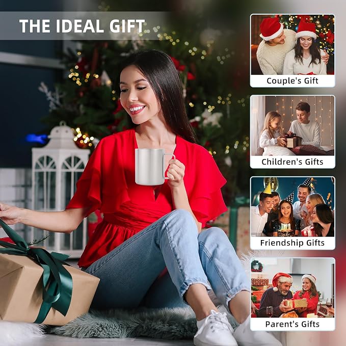 Volhoply 14oz Insulated Stainless Steel Coffee Mug - Image 6