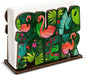 Summer Decor Wood Napkin Holder by Unknown