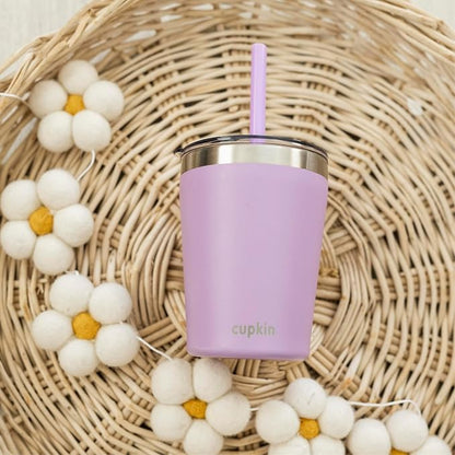 CUPKIN Stackable Stainless Steel Kids Cup Smoothie Tumbler, Powder Coated - Image 9