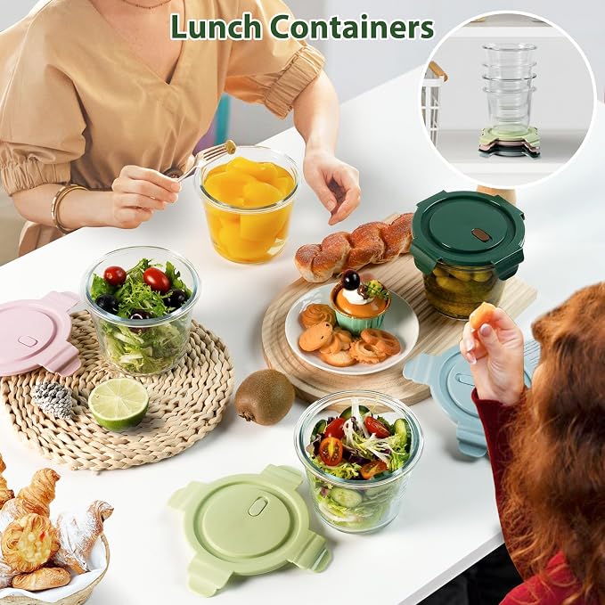 3Cup/23oz Glass Meal Prep Containers - Image 7