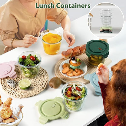 3Cup/23oz Glass Meal Prep Containers - Image 7