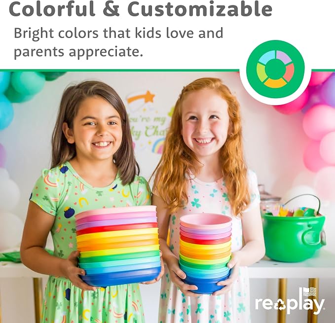 Re-Play 12 oz. Toddler Bowls Set of 6 - Image 6