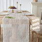 3 Pack Cream White Cheesecloth Table Runners, 120 Inch 10Ft Ivory Gauze Table by YARGEZON