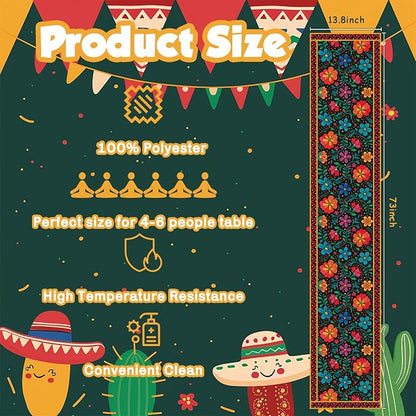 Mexican Fiesta Table Runner - Image 2
