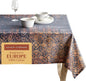 Maison d' Hermine Table Cloth Rectangle Table 100% Cotton 70 x 90 Inches Fall Tablecloth Reusable Everyday Use for Thanksgiving Christmas Decorations Dining Farmhouse Party (Imperfection)