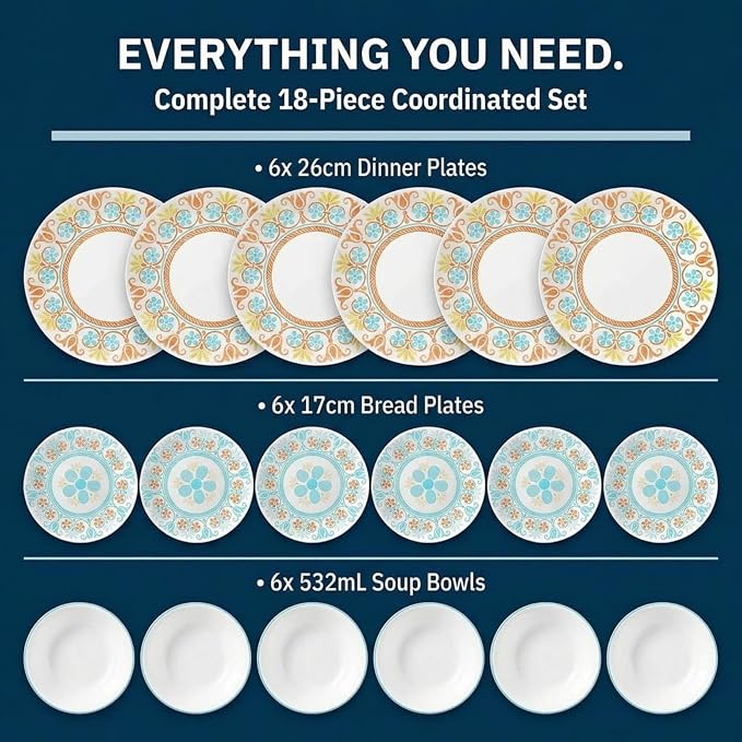 Corelle Terracotta Dreams Dinnerware Set - Image 2