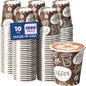 Fit Meal Prep 10 oz Coffee Cups 1000 Count, Leak-Proof Hot Cup, Disposable by FMPBRANDS