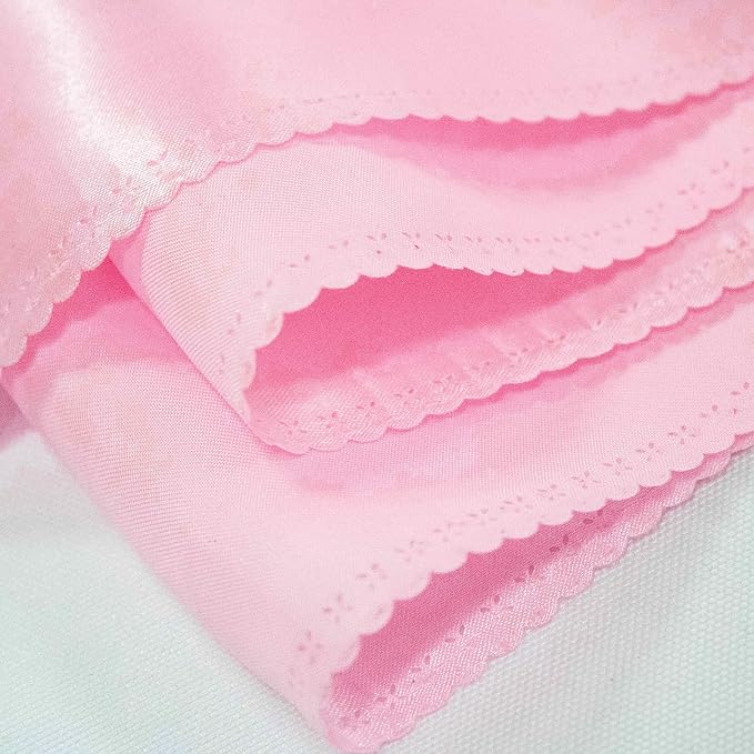 Pink Table Runners, 12x108 Inches, 15 Pack | Satin, Silk and Smooth Fabric - Image 4