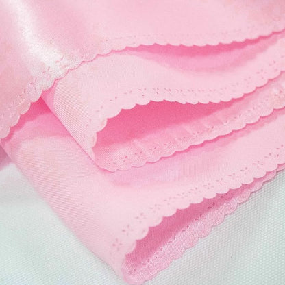 Pink Satin Table Runner, 12x108 Inches, 2 Pack | Silk and Smooth Fabric - Image 3