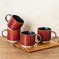 GBhome 12 OZ Stackable Coffee Mugs Set of 4, Ceramic Coffee Cups Set | 4 by GBhome