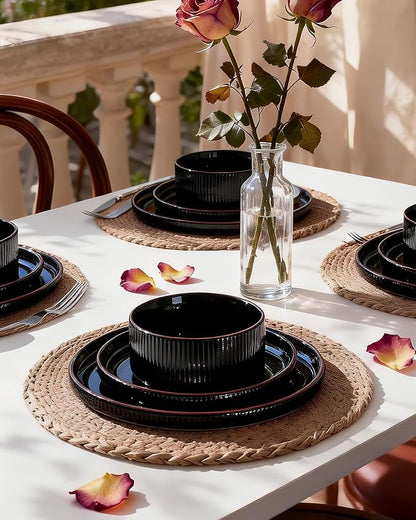 Line Porcelain Dinnerware Set, dish set - Image 2
