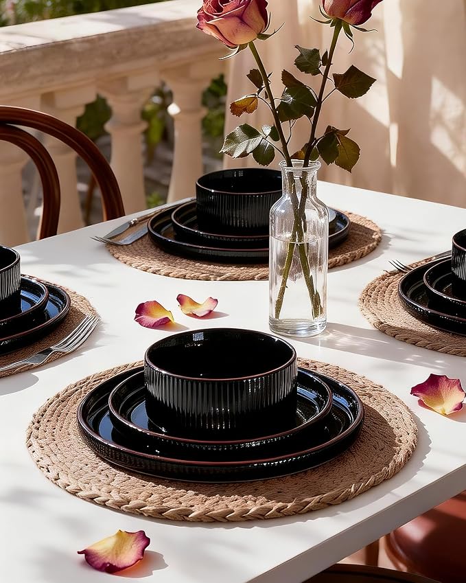 Line Porcelain Dinnerware Set, dish set - Image 2