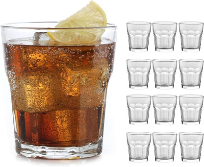 Libbey Gibraltar DuraTuff Drinking Glass Drinking Cup Set, Iconic Heavy Base by Libbey