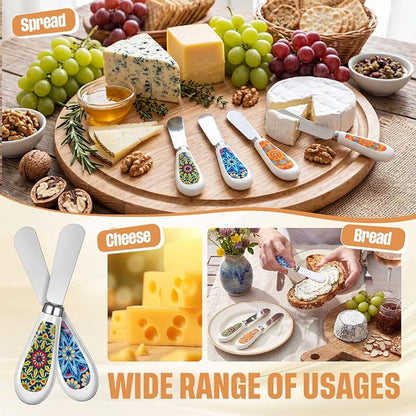 6 Pack Cheese Spreaders bulk 4.95" Stainless Steel Butter Knife - Image 6