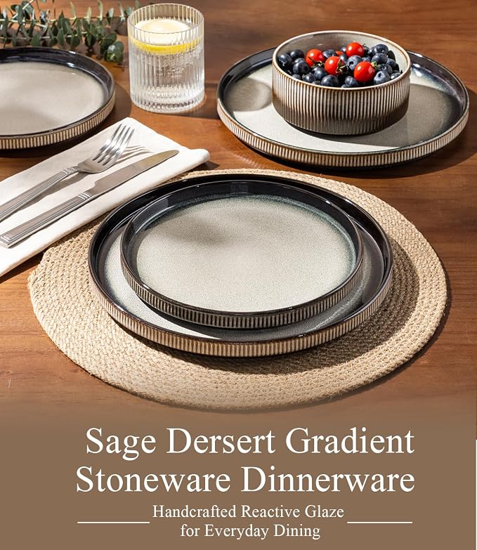 GBHOME Stoneware Dinnerware Sets - Image 3