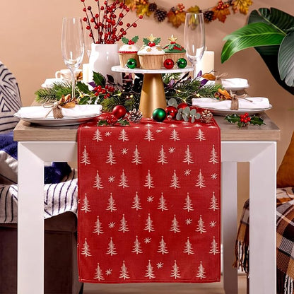 Gilprop 3 Pcs Holiday Table Runners Seasonal Tablecloth, 13x72 Inch | Farmhouse - Image 4
