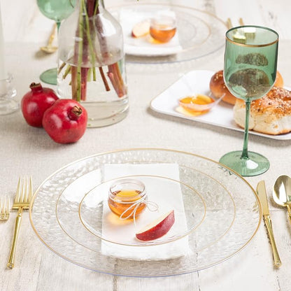 PLASTICPRO 128 Piece Combo Plates Set includes 64-7'' inch Plates & 64-10'' - Image 7