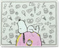 Lenox Chef Snoopy Large Glass Cutting Board | Tempered glass, 13 x 10.5 inch by Lenox