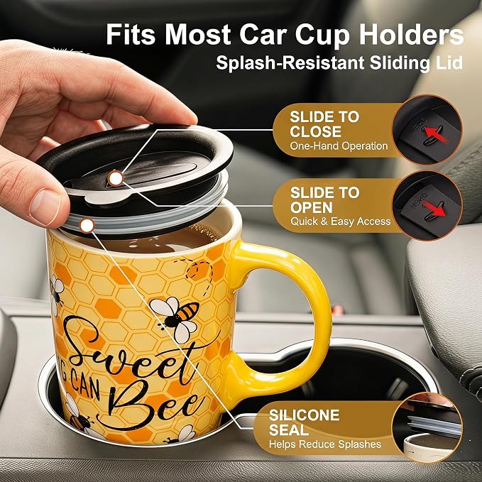 Topadorn 17oz Ceramic Travel Mug - Image 6