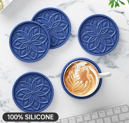 HFHOME Silicone Coasters Set - Image 2