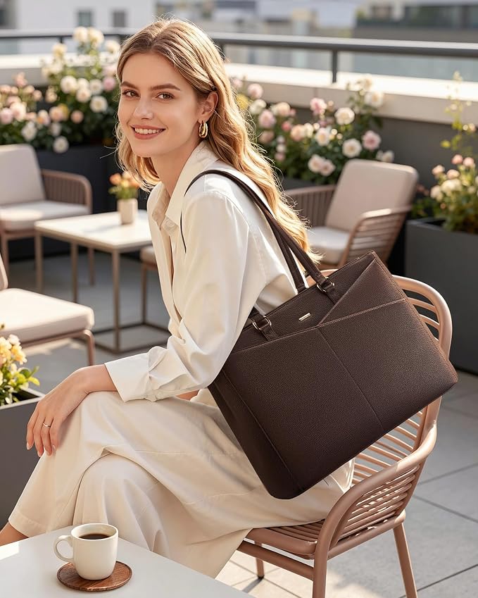 LOVEVOOK Lunch Tote Bag for Women, 3 in 1 Work Bag - Image 2
