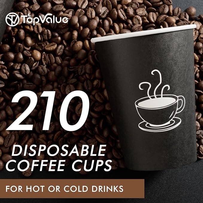 TV TOPVALUE 12 oz Coffee Cups, Drink Dispensers - Image 2