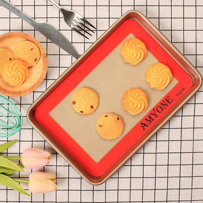 AMYONE 1/8 Sheet Silicone Baking Mats - Image 4