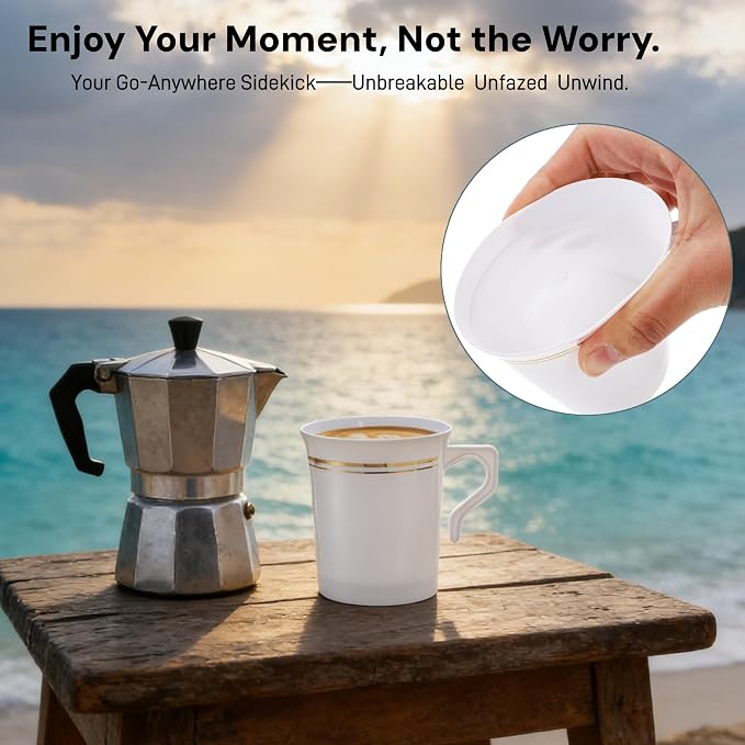 48 Pack Disposable Coffee Mugs - Image 5