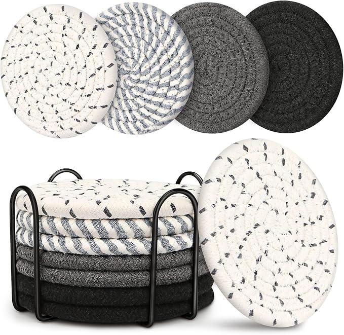 Coasters for Drinks, Coasters Set of 4 by Smgmg