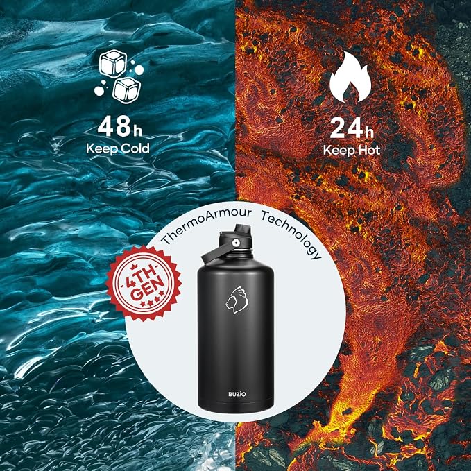 BUZIO 1 Gallon Water Bottle Insulated - Image 2