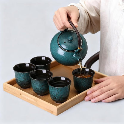 KEYDUACU Japanese Porcelain Gongfu Tea Set, Chinese Asian Style - Image 8