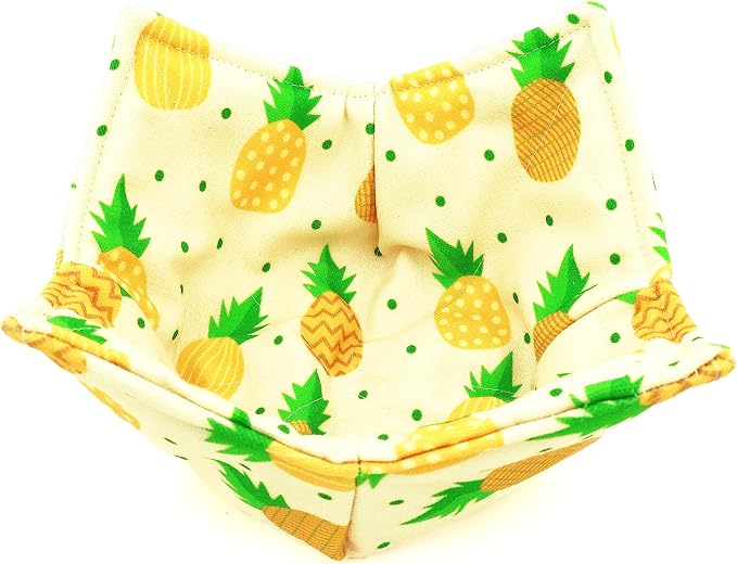 Cotton Microwavable Bowl Cozy, Microwave-Safe Hot Bowl Holders, Soup Bowl Cozy - Image 5