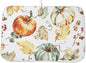 Fall Pumpkin Dish Drying Mat for Kitchen Counter 18x24 Thanksgiving Watercolors by Unknown