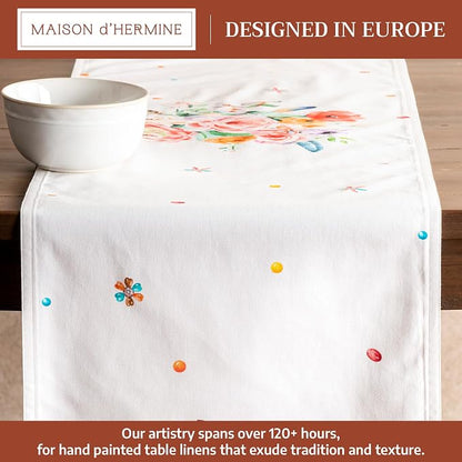 Maison d' Hermine Table Runner 100% Cotton 14.50" x 72" | Table Runners 72 - Image 2